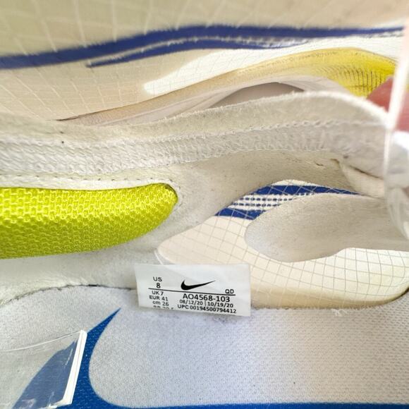 Nike VaporFly - Ekiden White Racer Blue - ZoomX Next Mens Size 8 Box Included - Picture 8 of 13